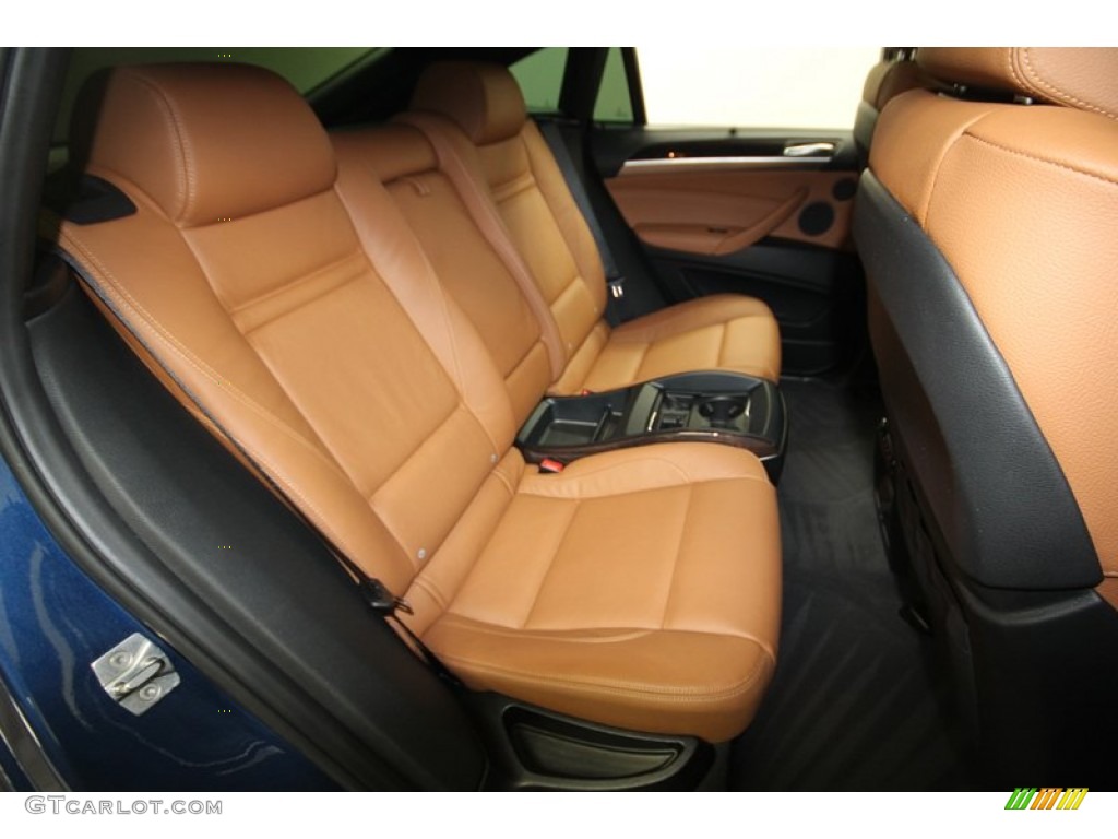 2010 X6 xDrive50i - Deep Sea Blue Metallic / Saddle Brown photo #42