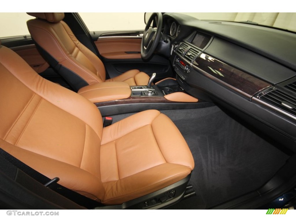 2010 X6 xDrive50i - Deep Sea Blue Metallic / Saddle Brown photo #43