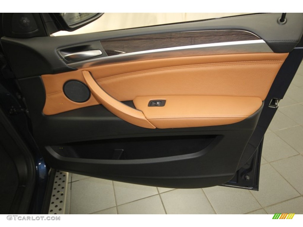 2010 X6 xDrive50i - Deep Sea Blue Metallic / Saddle Brown photo #45