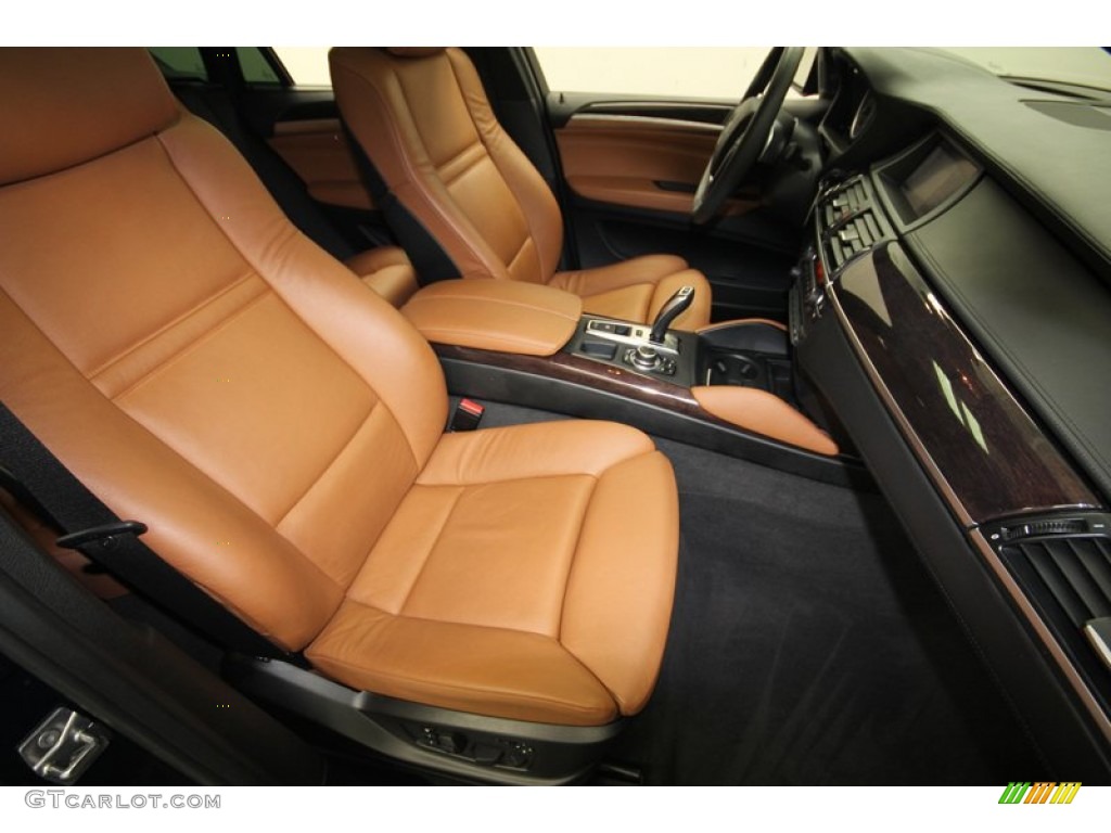 2010 X6 xDrive50i - Deep Sea Blue Metallic / Saddle Brown photo #46