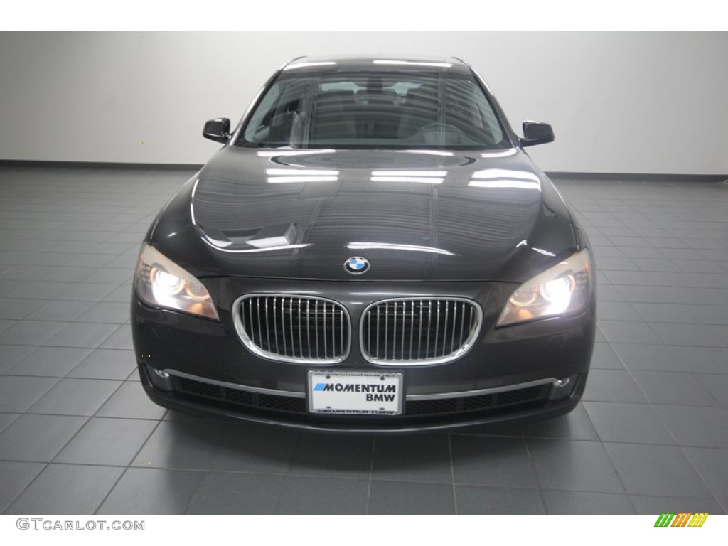 2009 7 Series 750Li Sedan - Dark Graphite Metallic / Black Nappa Leather photo #6