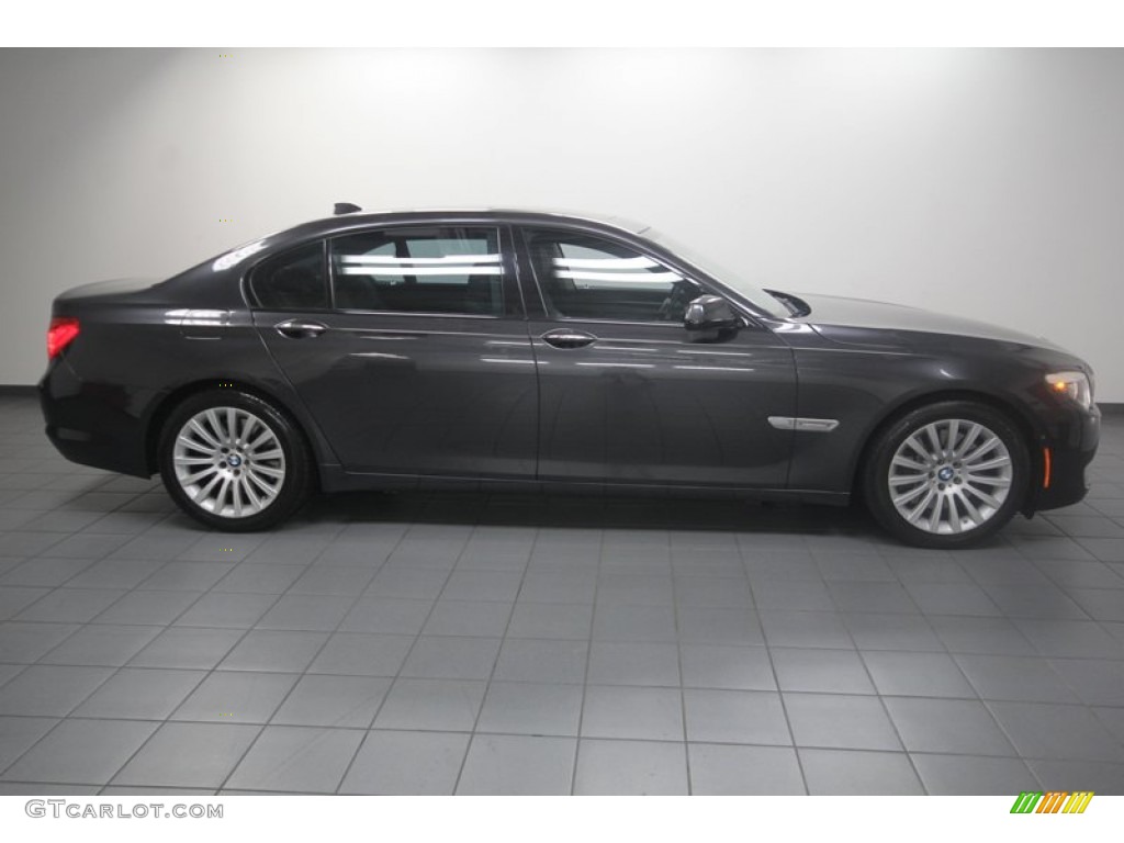 2009 7 Series 750Li Sedan - Dark Graphite Metallic / Black Nappa Leather photo #7