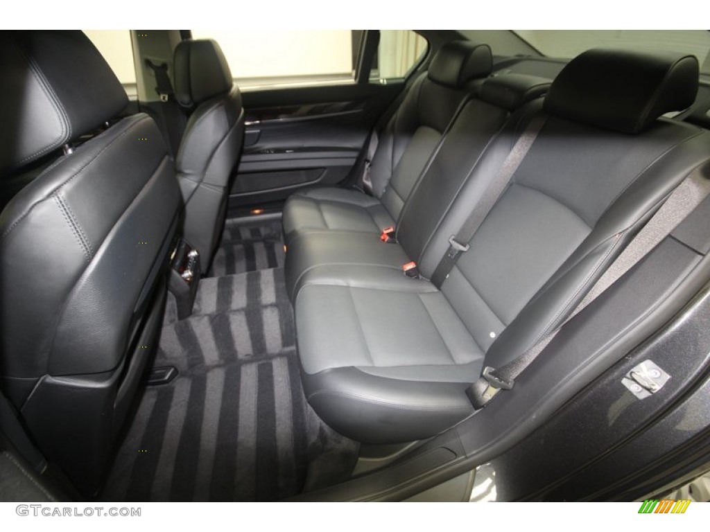 2009 7 Series 750Li Sedan - Dark Graphite Metallic / Black Nappa Leather photo #14