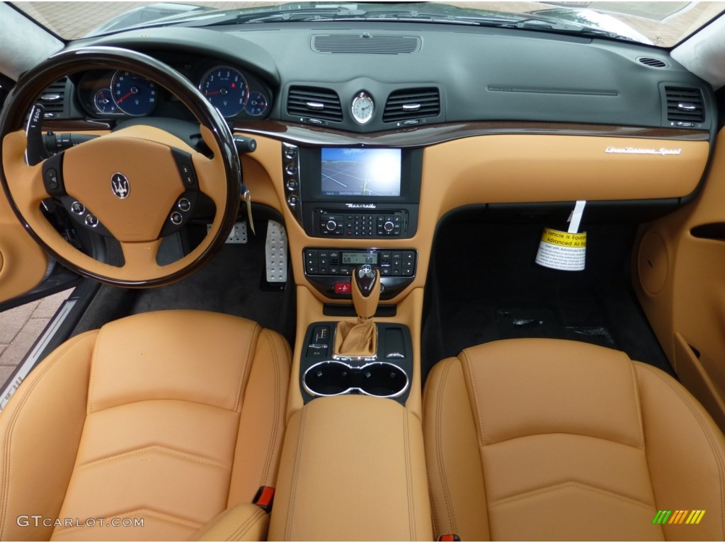 2013 Maserati GranTurismo Sport Coupe Cuoio Dashboard Photo #81803094