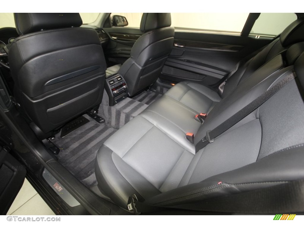 2009 7 Series 750Li Sedan - Dark Graphite Metallic / Black Nappa Leather photo #31
