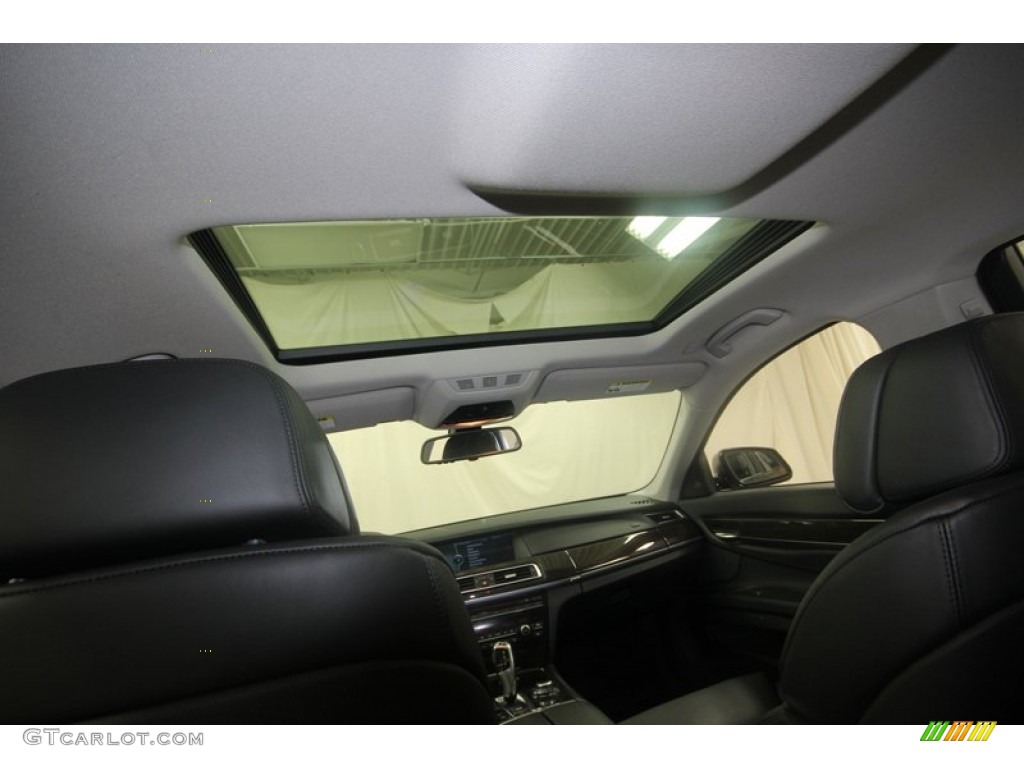 2009 7 Series 750Li Sedan - Dark Graphite Metallic / Black Nappa Leather photo #35