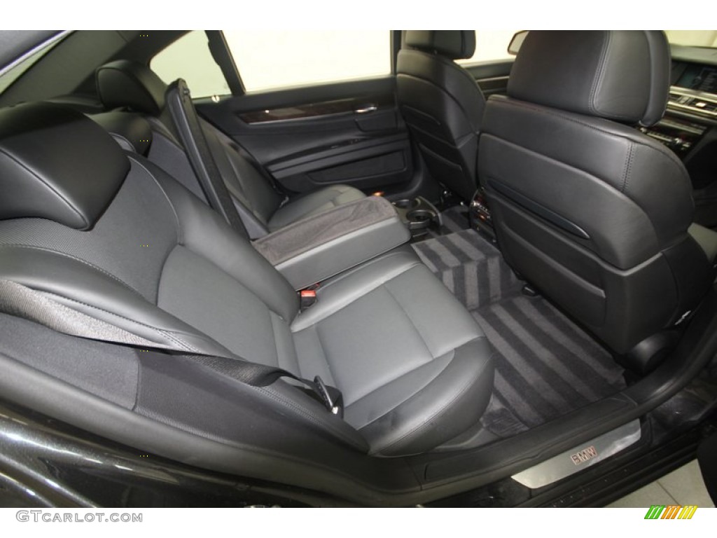 2009 7 Series 750Li Sedan - Dark Graphite Metallic / Black Nappa Leather photo #39