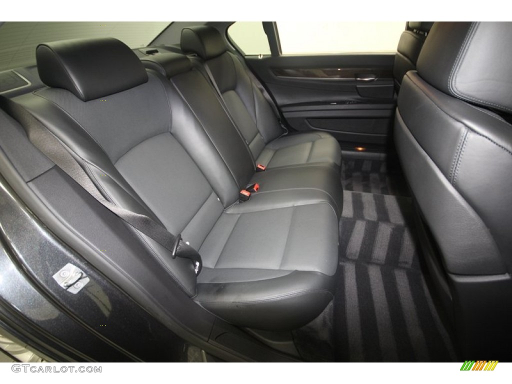 2009 7 Series 750Li Sedan - Dark Graphite Metallic / Black Nappa Leather photo #42