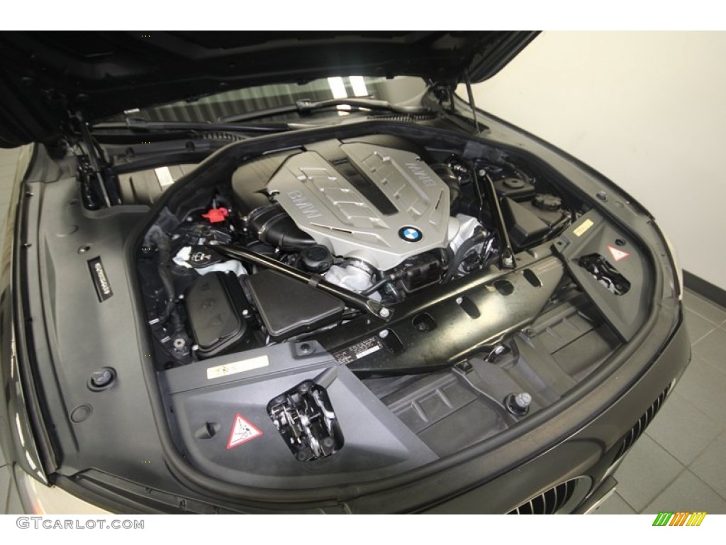 2009 7 Series 750Li Sedan - Dark Graphite Metallic / Black Nappa Leather photo #48