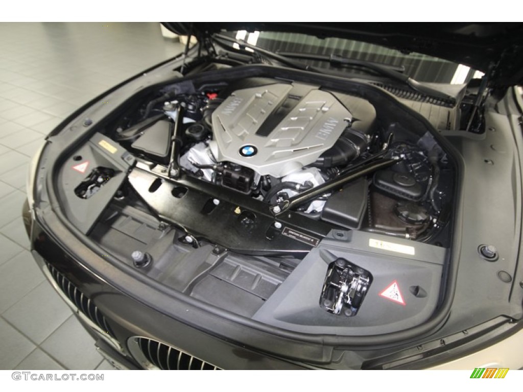 2009 7 Series 750Li Sedan - Dark Graphite Metallic / Black Nappa Leather photo #50