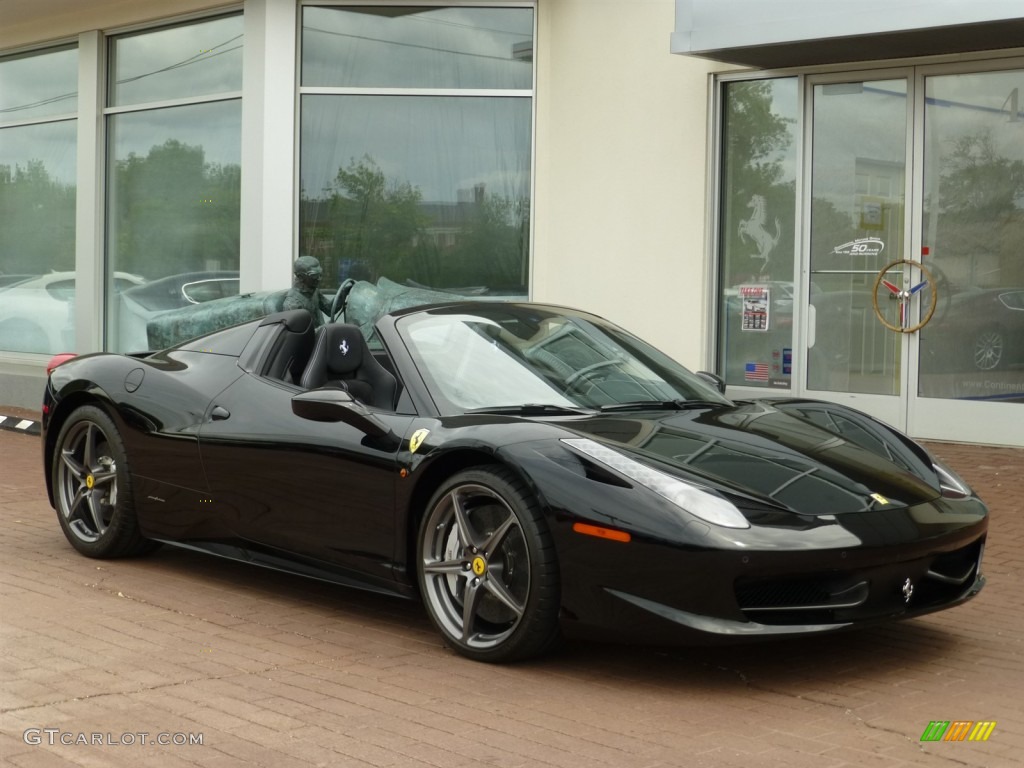 Nero (Black) 2012 Ferrari 458 Italia Exterior Photo #81803832