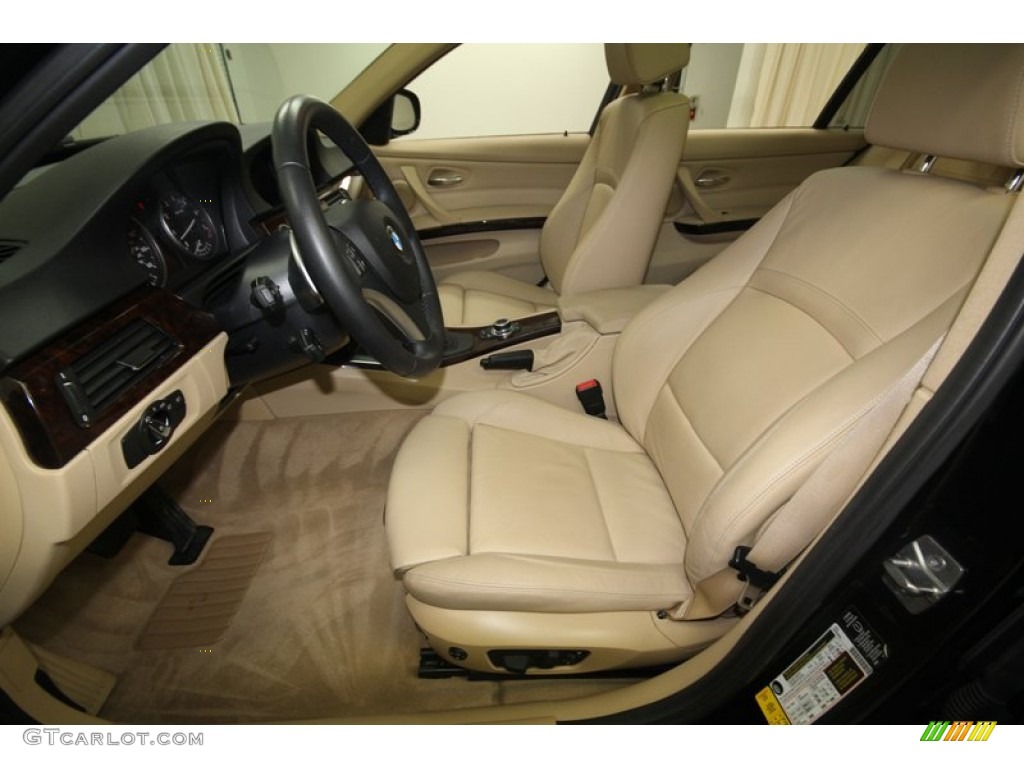 2011 3 Series 328i Sports Wagon - Jet Black / Beige photo #3