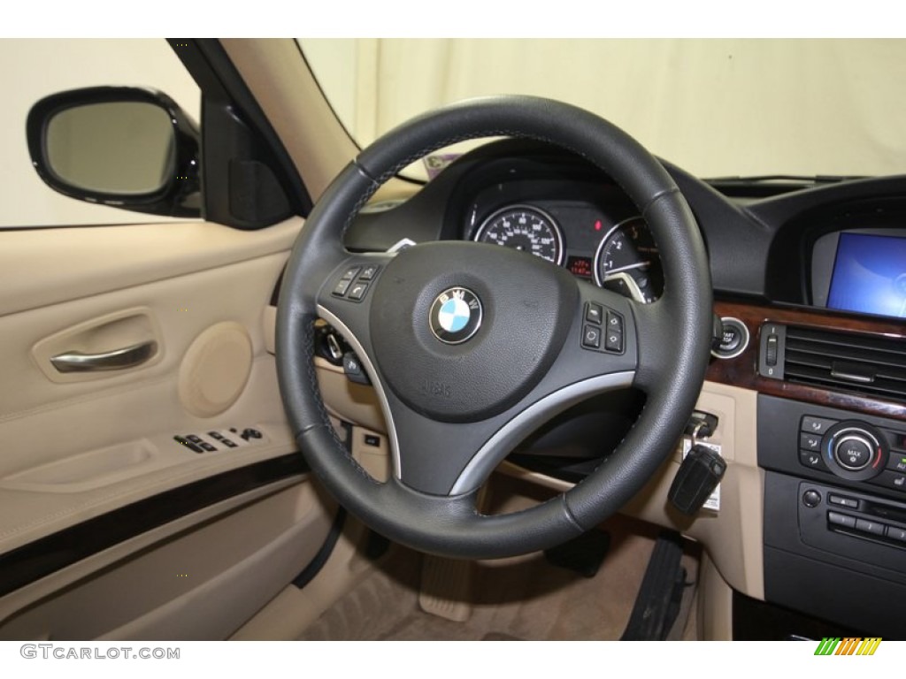 2011 3 Series 328i Sports Wagon - Jet Black / Beige photo #31