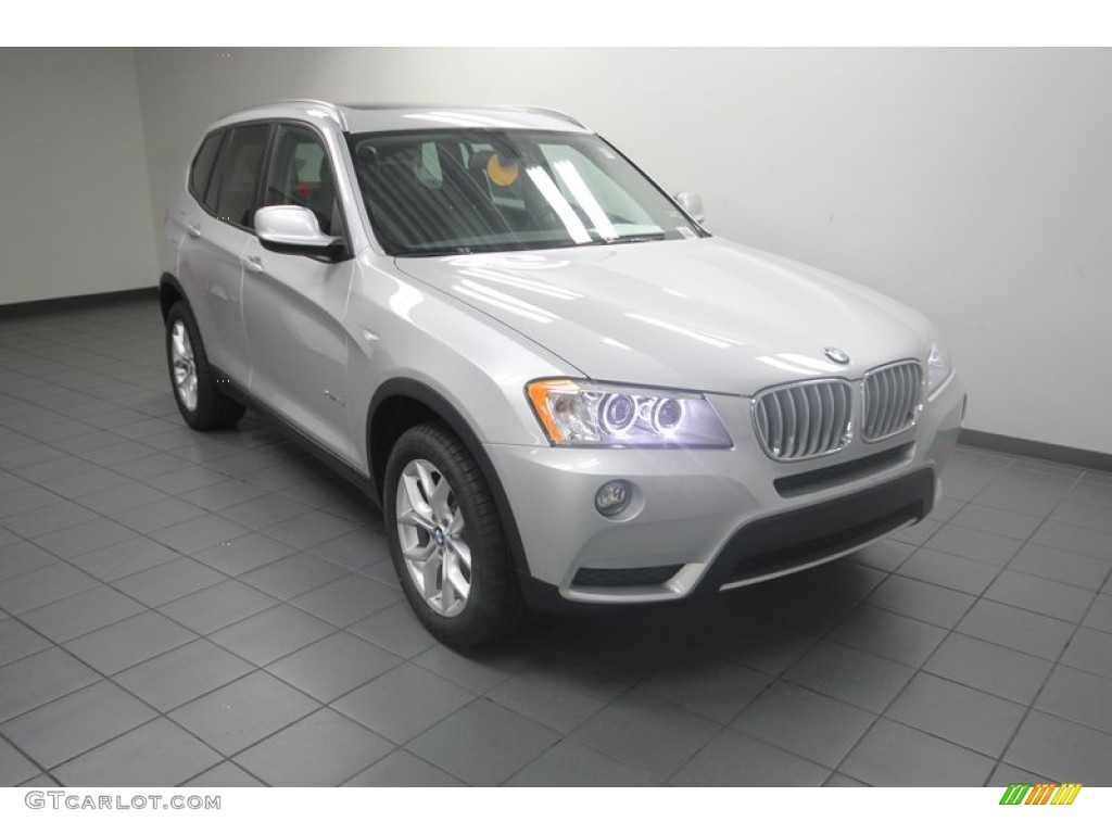Titanium Silver Metallic 2014 BMW X3 xDrive35i Exterior Photo #81804968