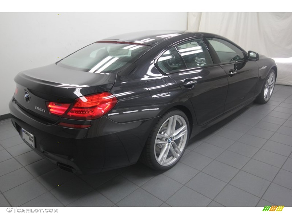 2014 6 Series 650i Gran Coupe - Black Sapphire Metallic / Black photo #8