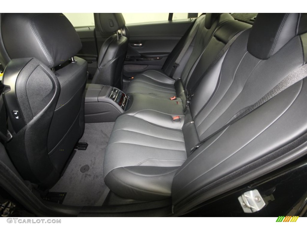 Black Interior 2014 BMW 6 Series 650i Gran Coupe Photo #81805362