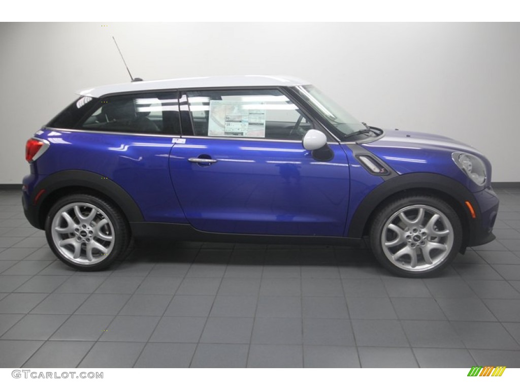 2013 Cooper S Paceman - Starlight Blue Metallic / Leather/Cloth Hot Cross Carbon Black photo #2
