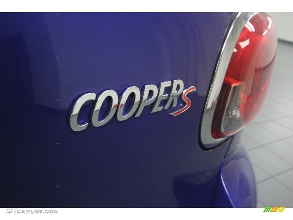 2013 Cooper S Paceman - Starlight Blue Metallic / Leather/Cloth Hot Cross Carbon Black photo #28