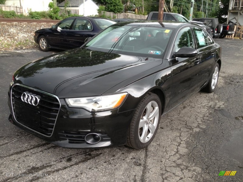 Satin Black Metallic Audi a6
