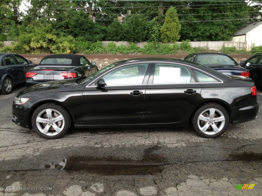 Havana Black Metallic 2012 Audi A6 3.0T quattro Sedan Exterior Photo #81808260