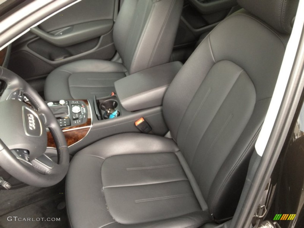 Black Interior 2012 Audi A6 3.0T quattro Sedan Photo #81808311