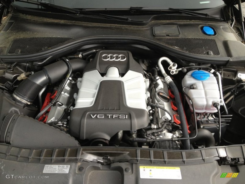 2012 Audi A6 3.0T quattro Sedan 3.0 Liter FSI Supercharged DOHC 24-Valve VVT V6 Engine Photo #81808383