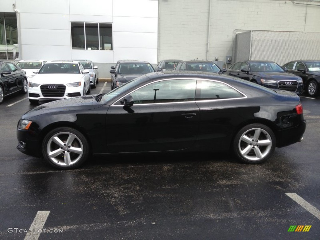 2009 A5 3.2 quattro Coupe - Brilliant Black / Cinnamon Brown photo #2