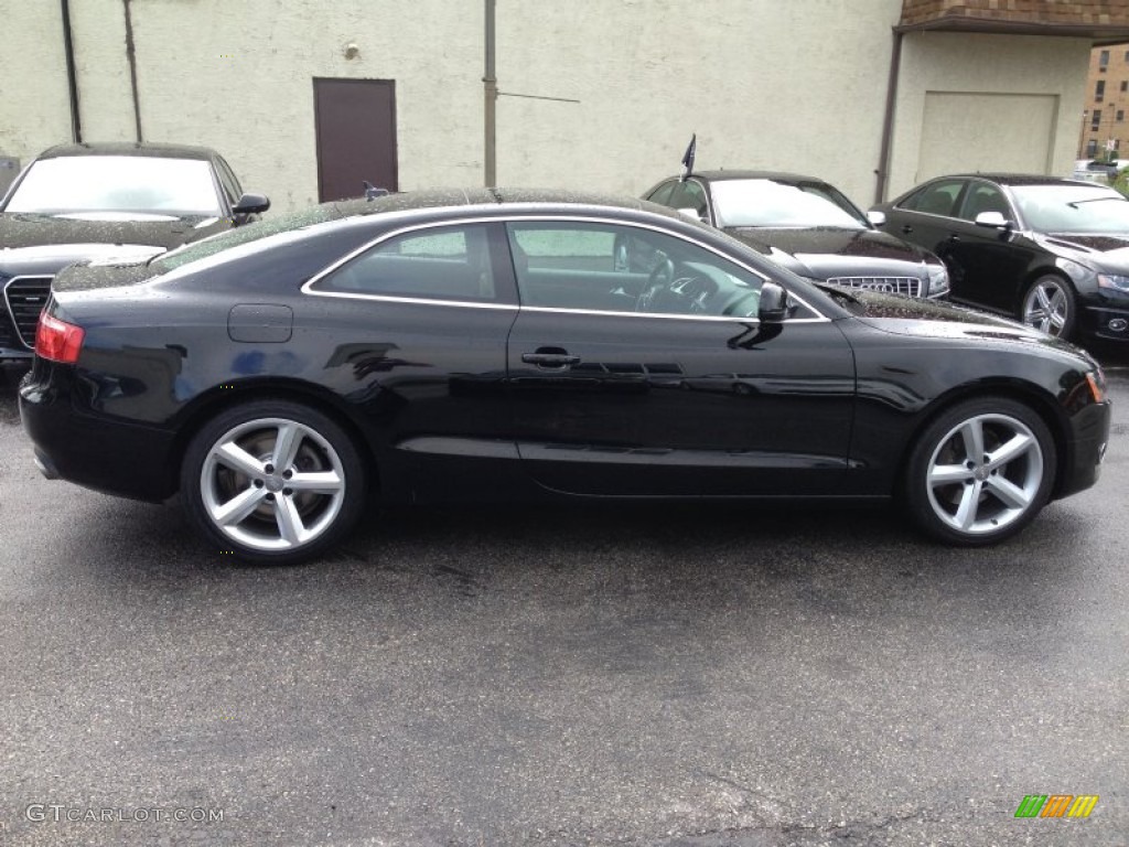 2009 A5 3.2 quattro Coupe - Brilliant Black / Cinnamon Brown photo #6