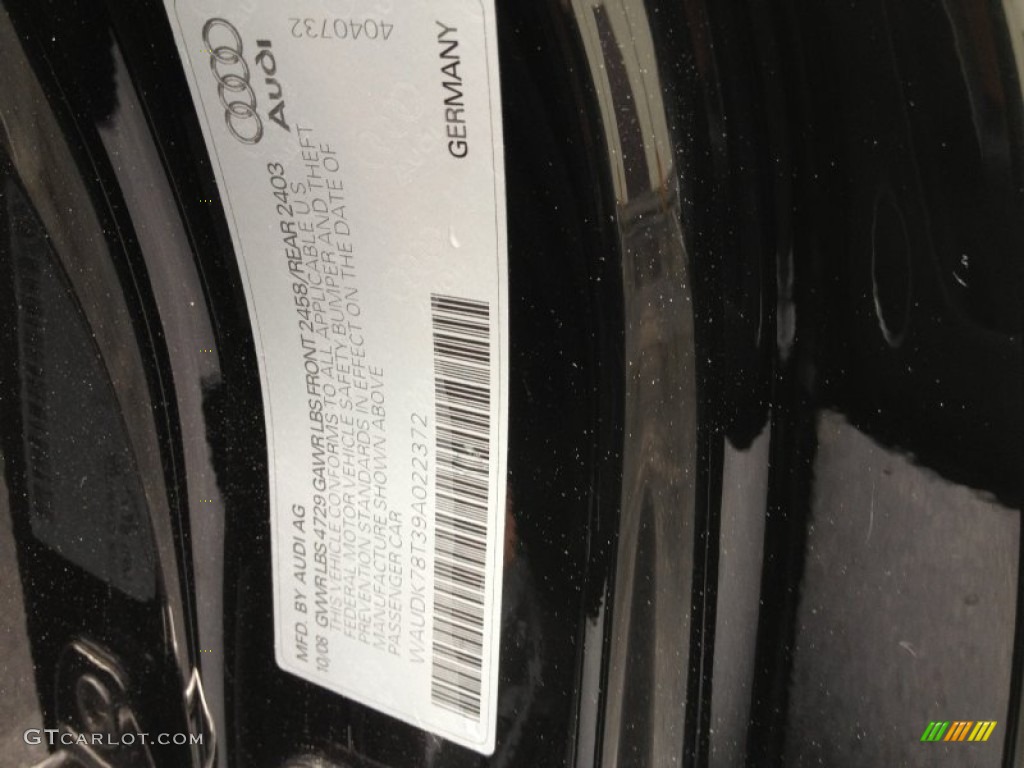 2009 A5 3.2 quattro Coupe - Brilliant Black / Cinnamon Brown photo #23