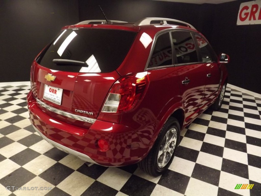 2013 Captiva Sport LT - Crystal Red Tintcoat / Black photo #7