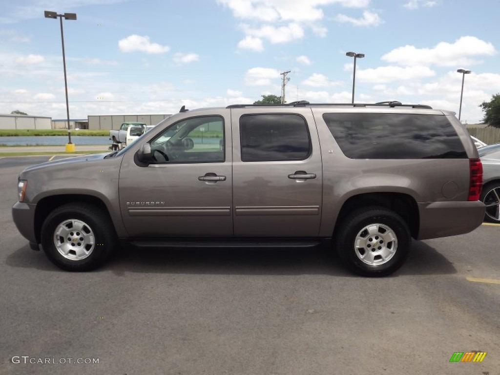 Mocha Steel Metallic 2012 Chevrolet Suburban LT 4x4 Exterior Photo #81809925