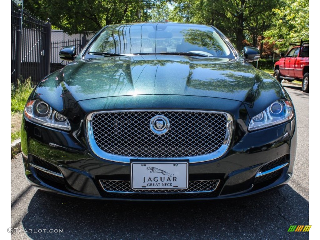 2011 XJ XJ - Botanical Green Metallic / Ivory/Oyster photo #2