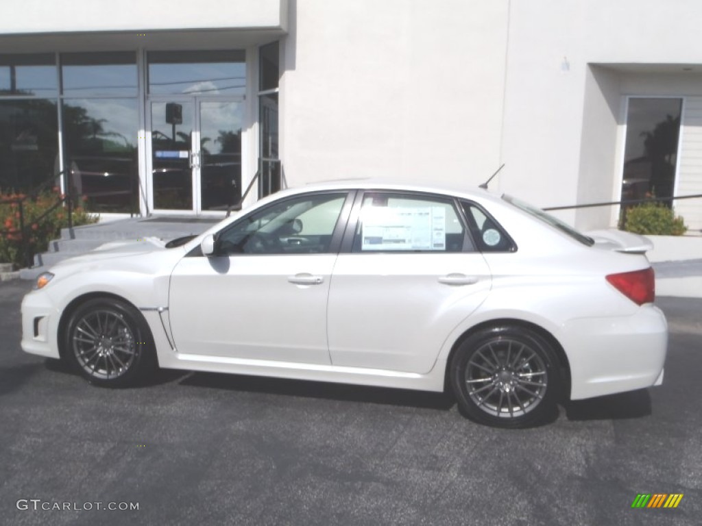 Satin White Pearl 2013 Subaru Impreza WRX Premium 4 Door Exterior Photo #81811430