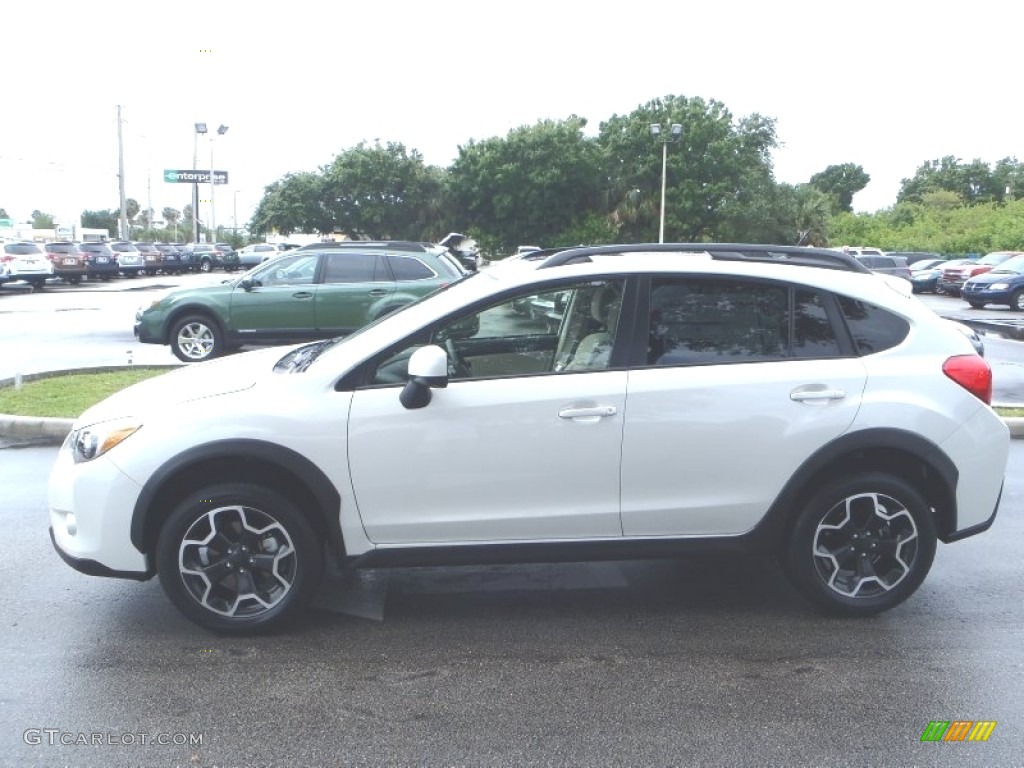 2013 XV Crosstrek 2.0 Premium - Satin White Pearl / Ivory photo #3