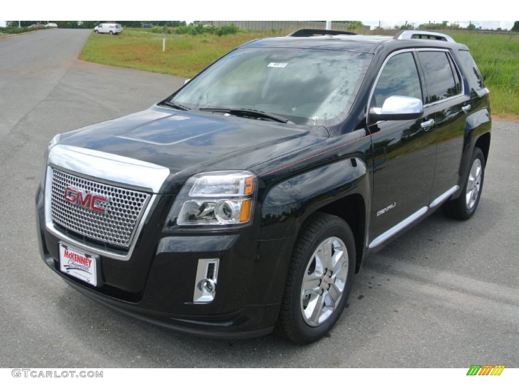 2013 Terrain Denali - Carbon Black Metallic / Jet Black photo #1