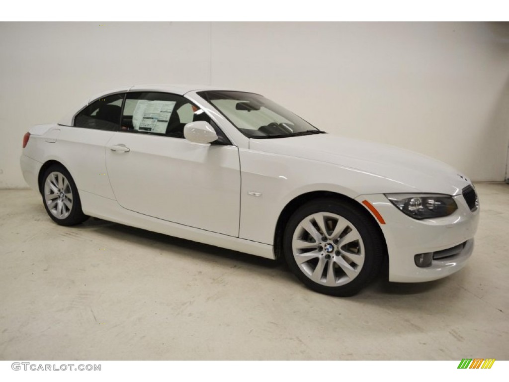 2013 3 Series 328i Convertible - Alpine White / Black photo #2