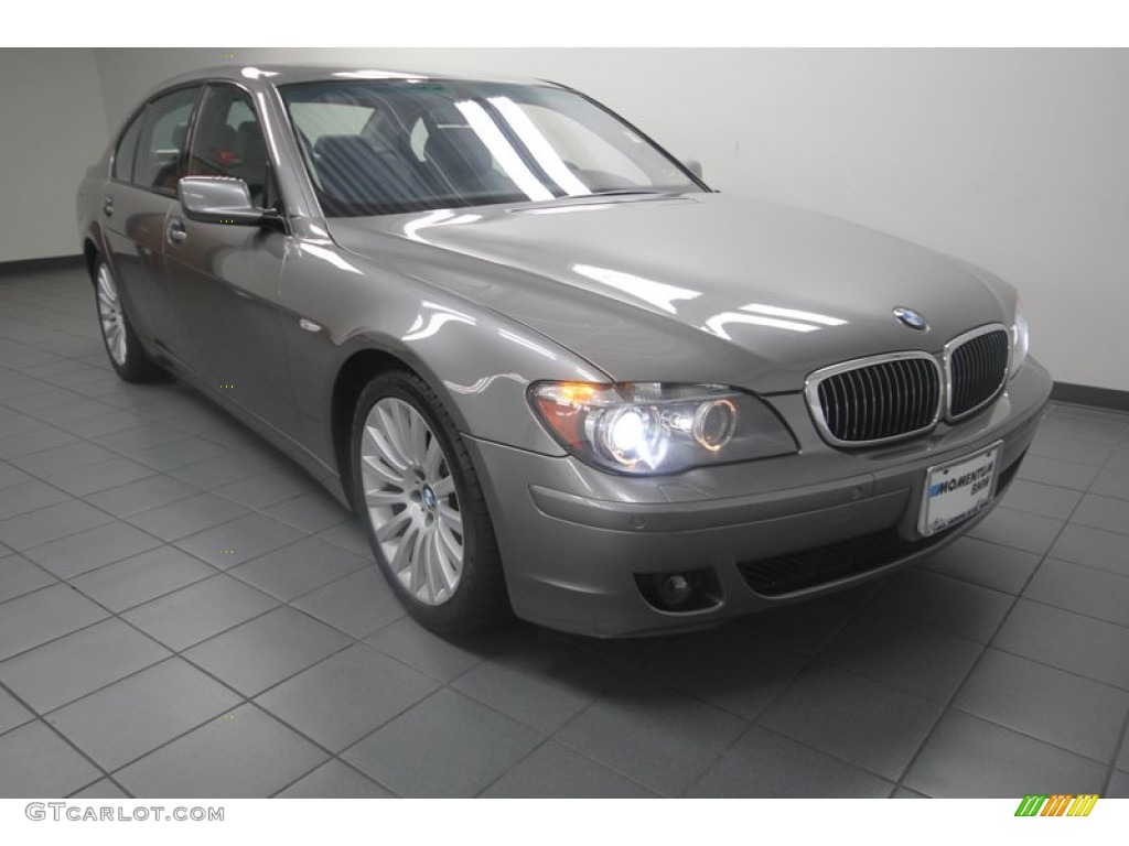 2008 7 Series 750Li Sedan - Sterling Grey Metallic / Black photo #1