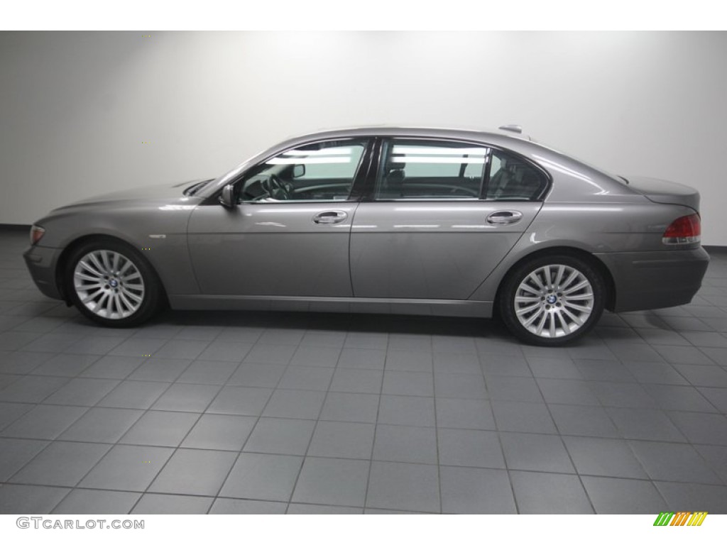2008 7 Series 750Li Sedan - Sterling Grey Metallic / Black photo #2