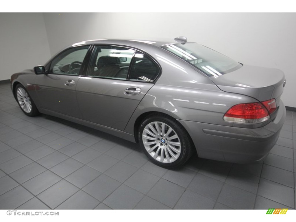 2008 7 Series 750Li Sedan - Sterling Grey Metallic / Black photo #5