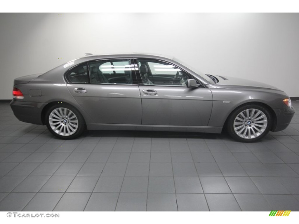 2008 7 Series 750Li Sedan - Sterling Grey Metallic / Black photo #7