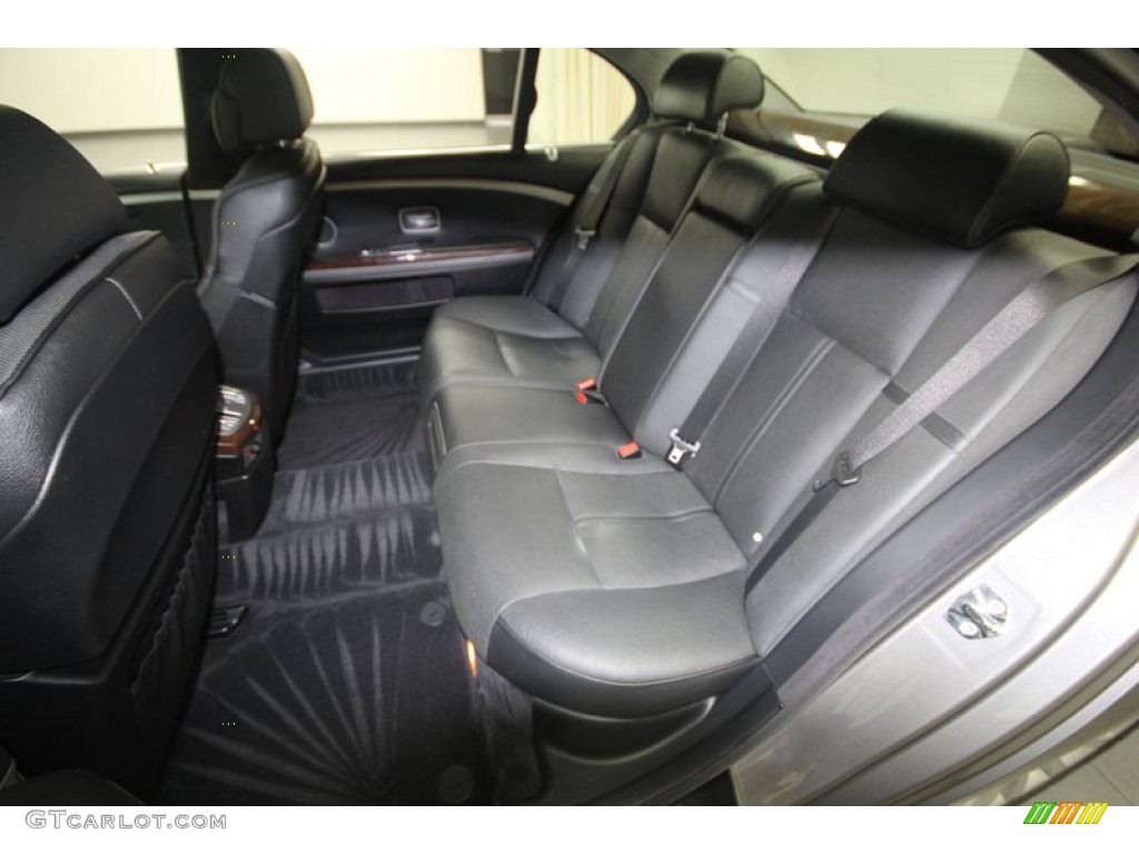 2008 7 Series 750Li Sedan - Sterling Grey Metallic / Black photo #11
