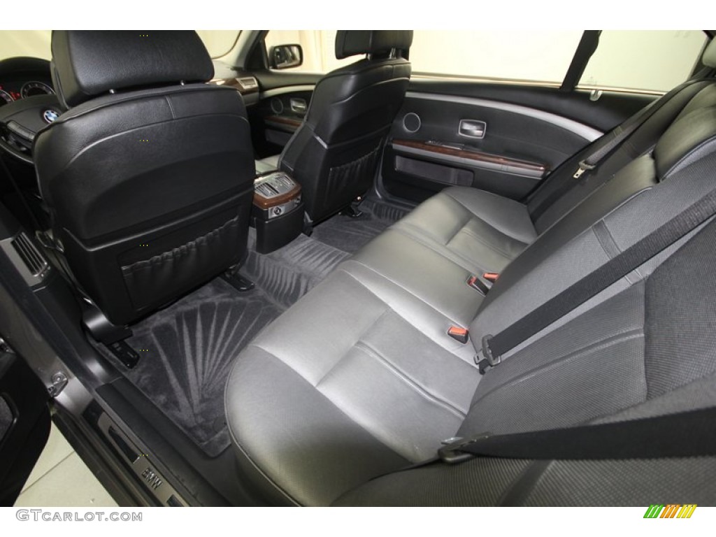 2008 7 Series 750Li Sedan - Sterling Grey Metallic / Black photo #27