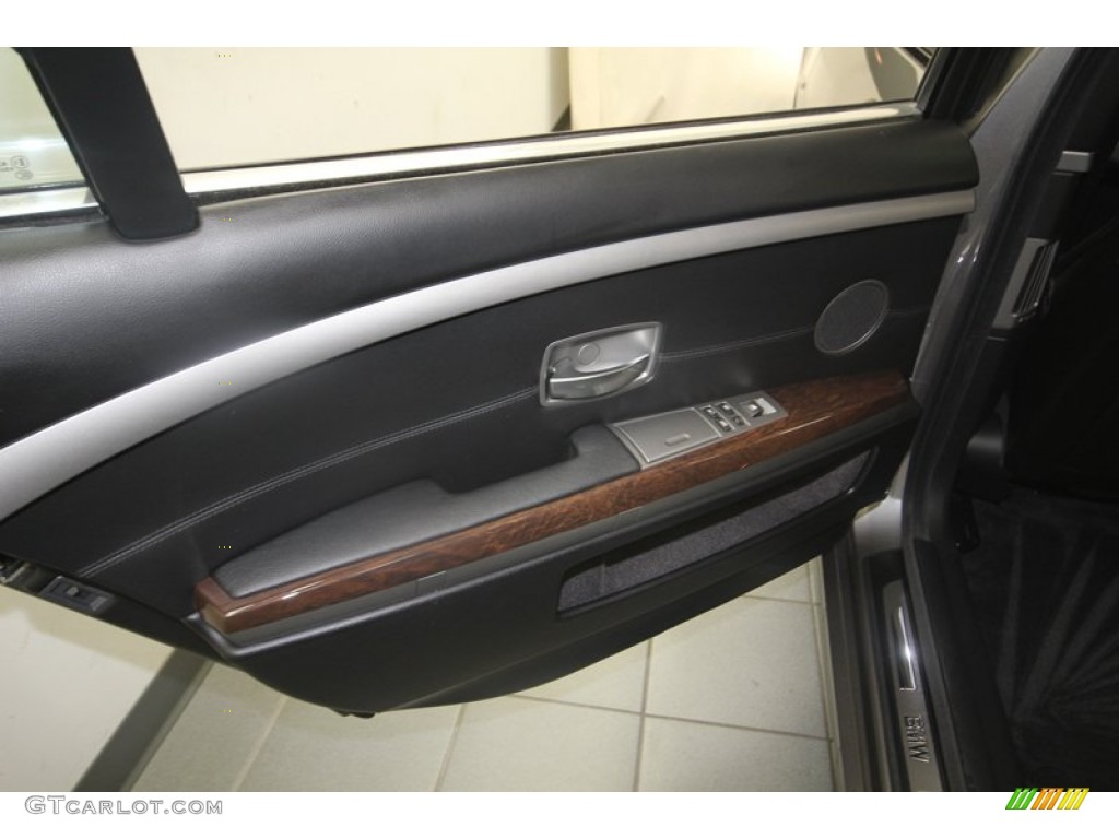 2008 7 Series 750Li Sedan - Sterling Grey Metallic / Black photo #28