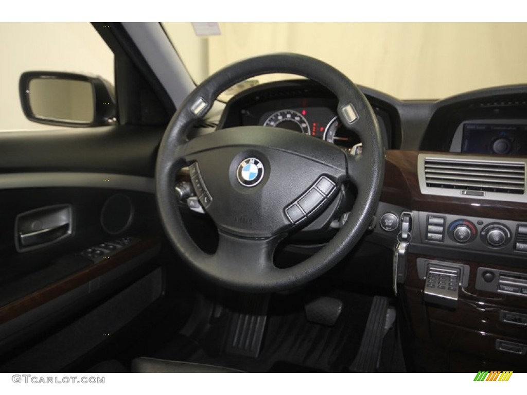 2008 7 Series 750Li Sedan - Sterling Grey Metallic / Black photo #32