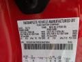  2013 F550 Super Duty XL Regular Cab 4x4 Chassis Vermillion Red Color Code F1