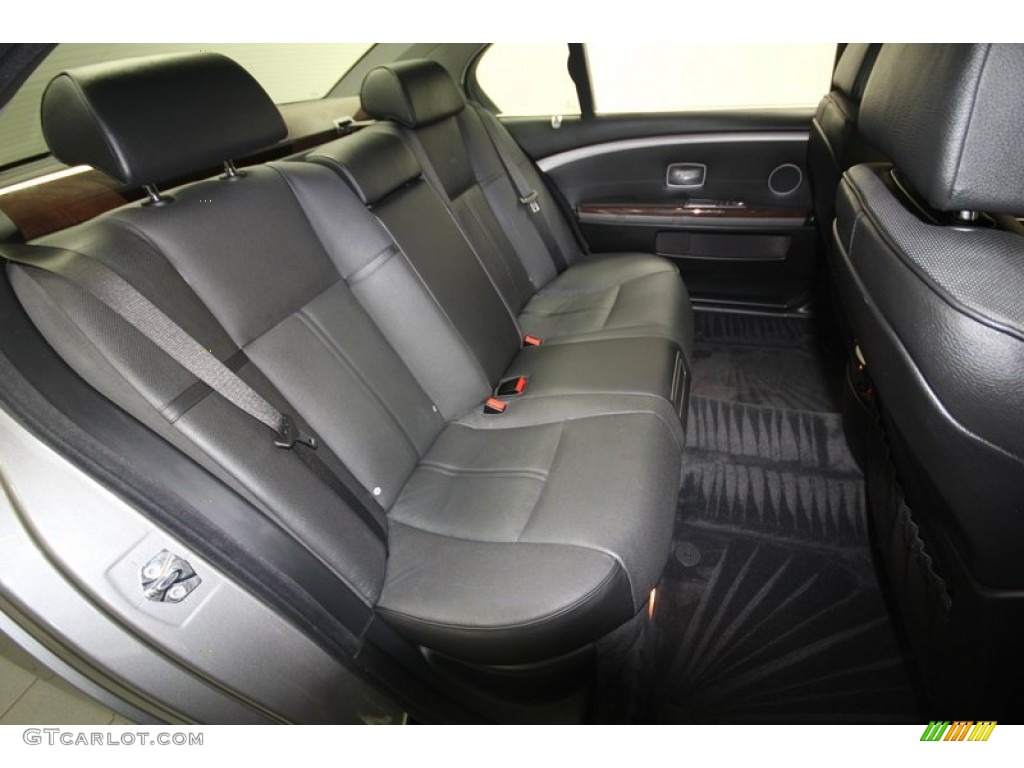 2008 7 Series 750Li Sedan - Sterling Grey Metallic / Black photo #42
