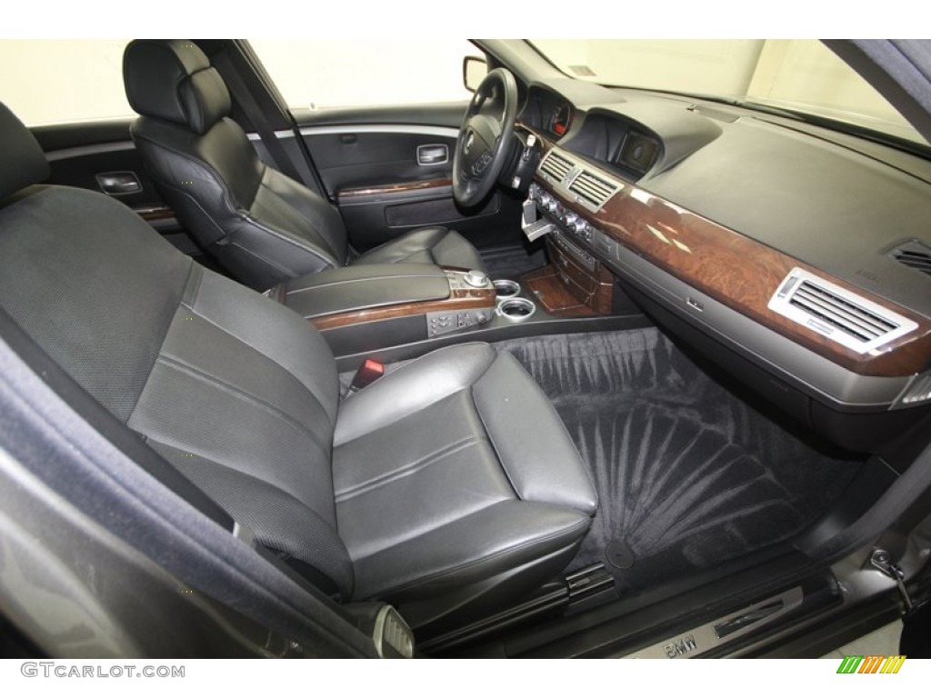 2008 7 Series 750Li Sedan - Sterling Grey Metallic / Black photo #43