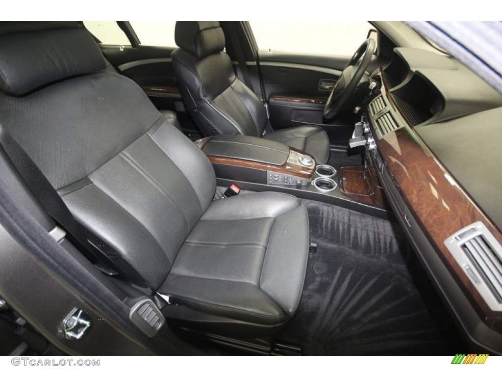 2008 7 Series 750Li Sedan - Sterling Grey Metallic / Black photo #45