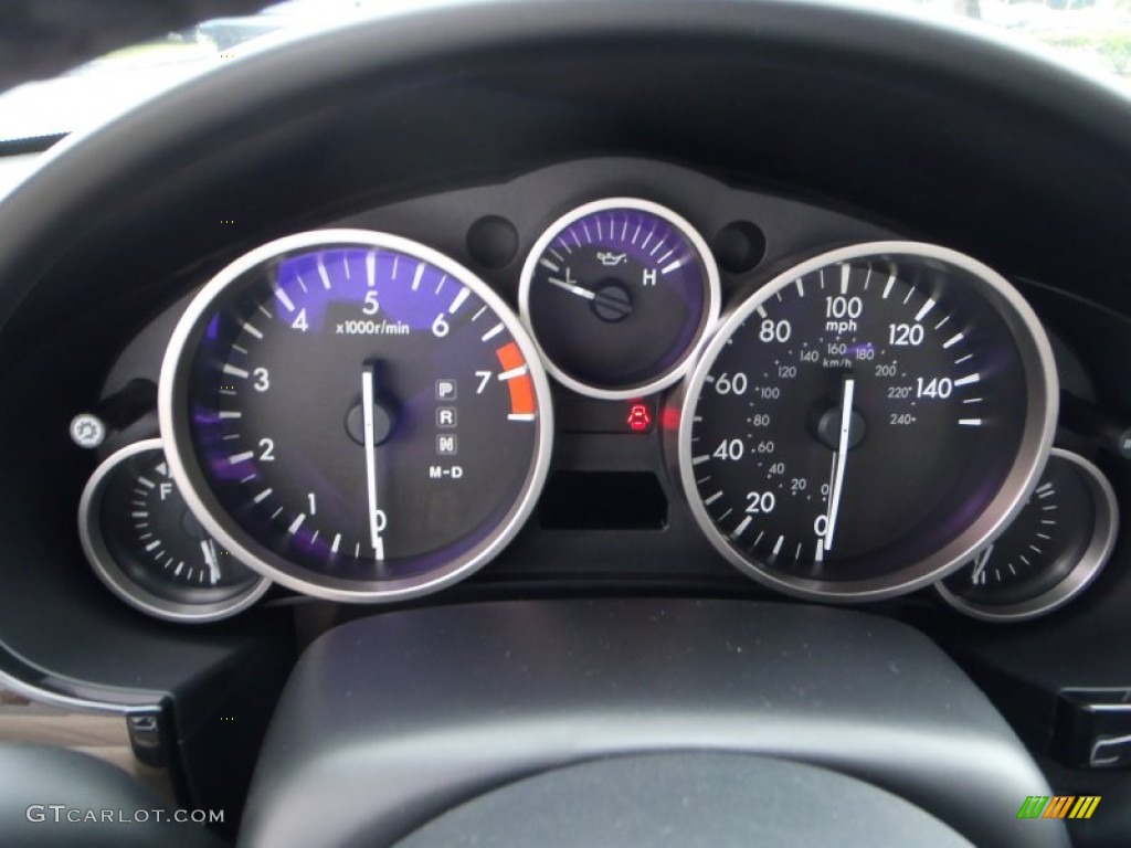 2013 Mazda MX-5 Miata Grand Touring Hard Top Roadster Gauges Photo #81813909