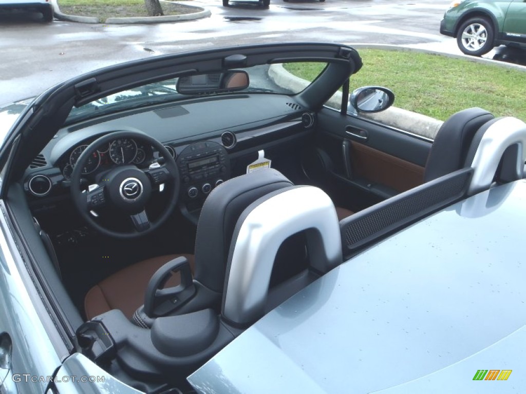 2013 MX-5 Miata Grand Touring Hard Top Roadster - Dolphin Gray Mica / Spicy Mocha photo #17